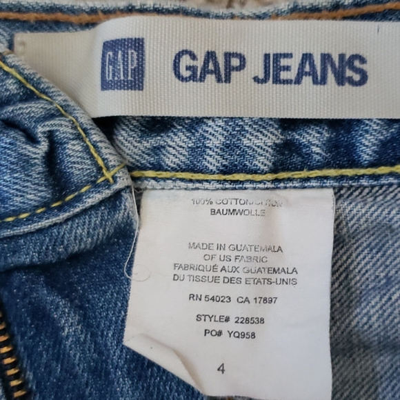 Gap 1969 Jeans Mini Skirt Size 4 Cowboy Vintage Western Style Cotton Y2K 30W/19L - Picture 4 of 10